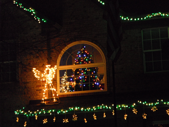Front Window Christmas Tree