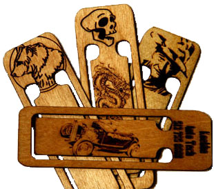 assortment of 4 different book markers