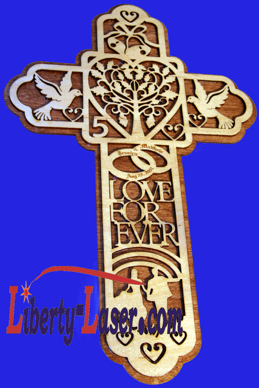 Anniversary or Wedding Story Cross