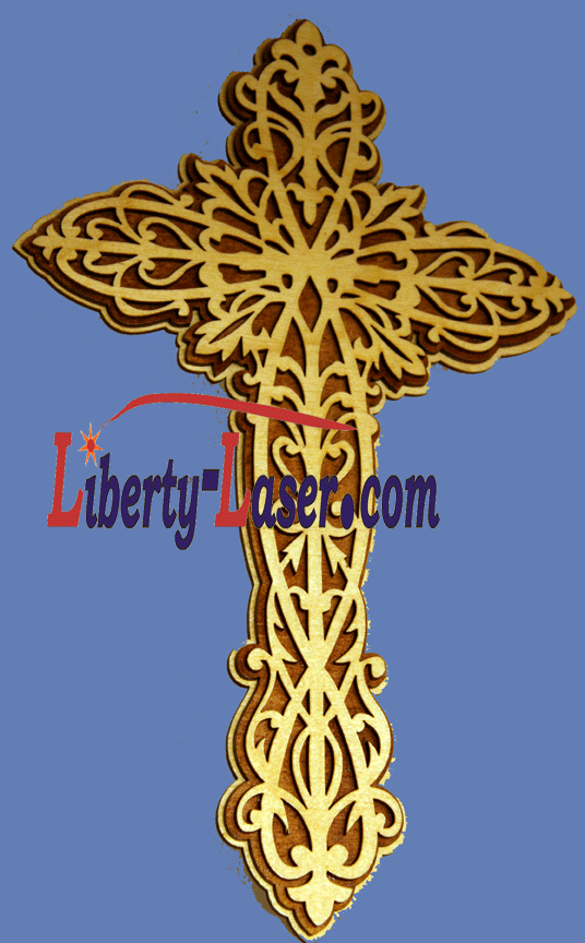 Ornate 3D Cross