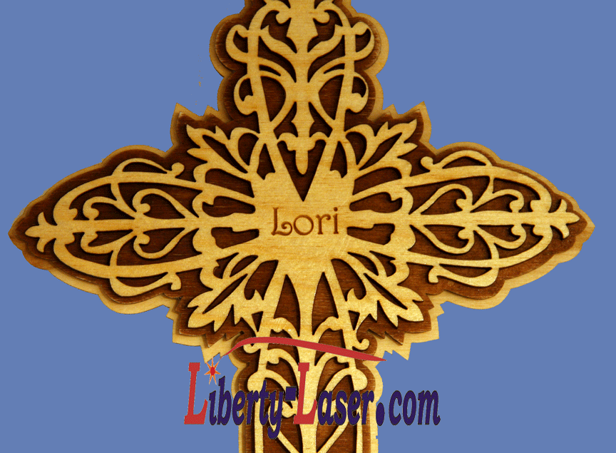 Custom Ornate 3D Cross